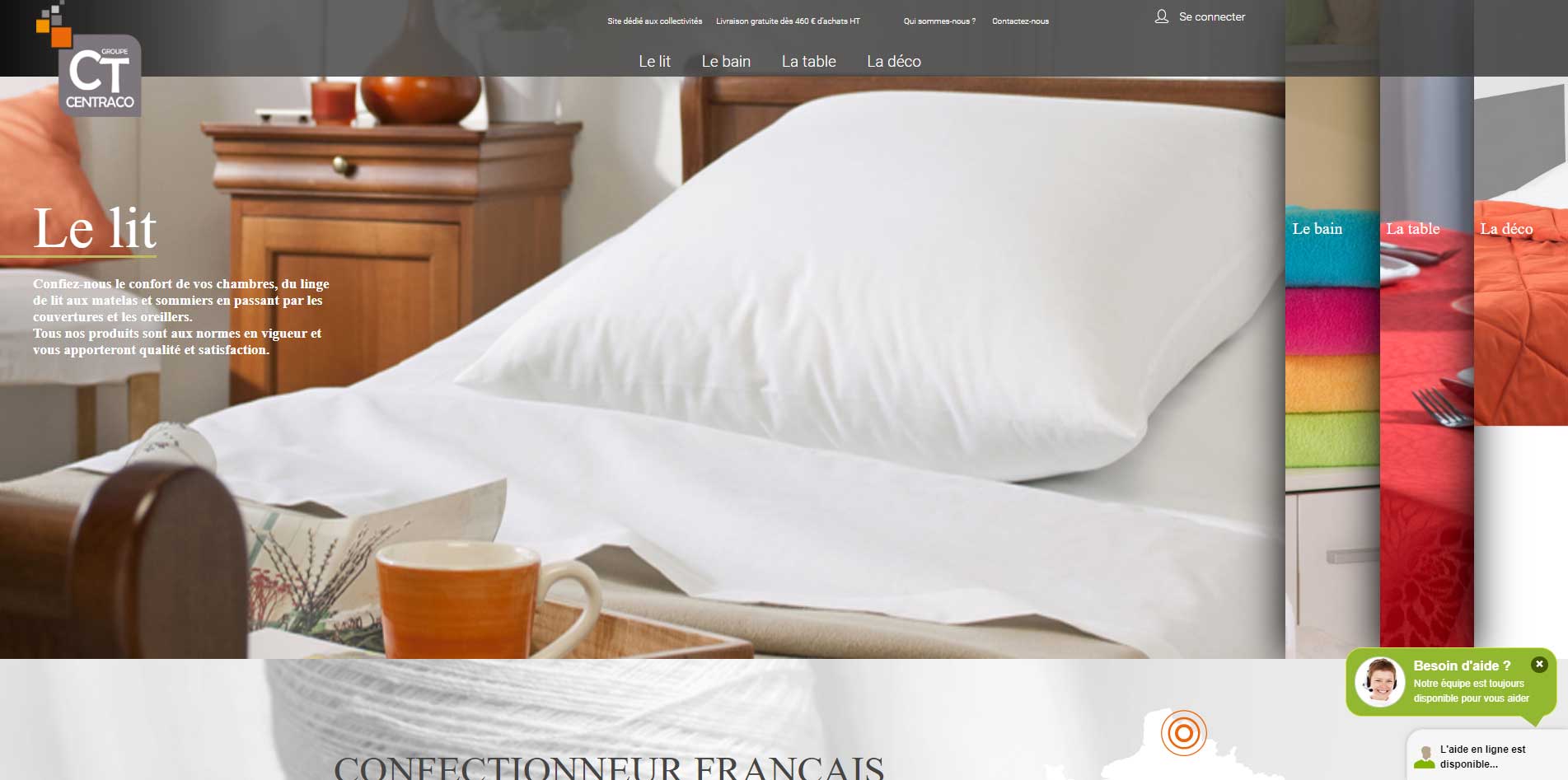 Centraco – Equipement textile pour collectivité Centraco – Equipement textile pour collectivité