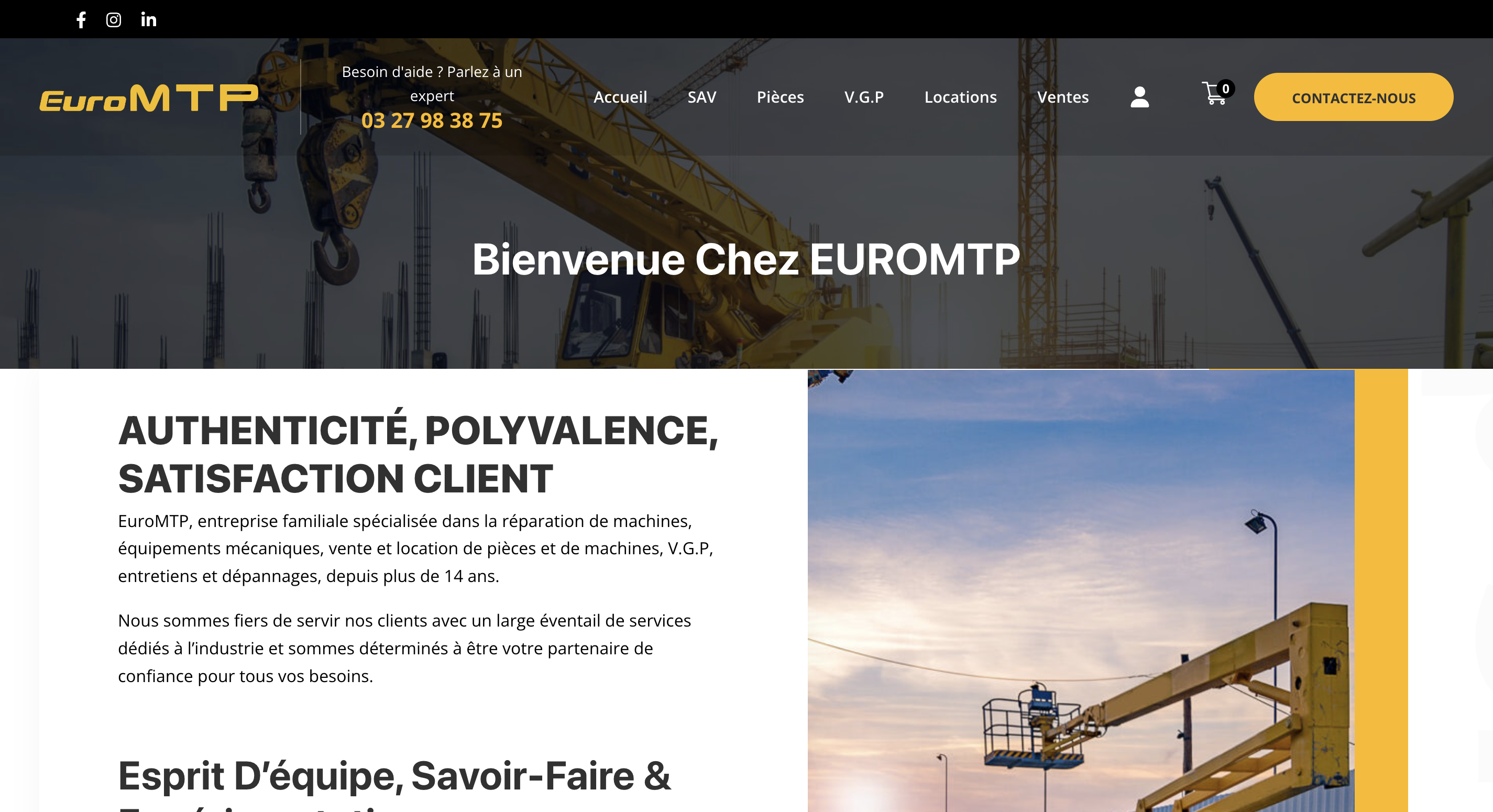 EuroMTP – Fournisseur d’équipement de manutention